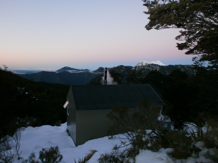 Mt. Fell Hut - Chatka s výhledem